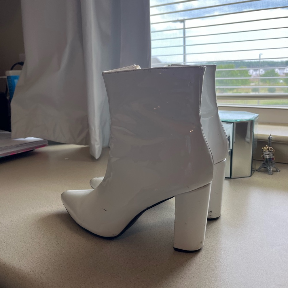 White booties